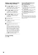 Preview for 40 page of Sony CMT-CP33MD - Micro Hi Fi Component System Operating Instructions Manual