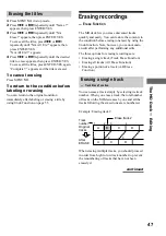 Предварительный просмотр 47 страницы Sony CMT-CP33MD - Micro Hi Fi Component System Operating Instructions Manual