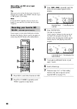 Предварительный просмотр 60 страницы Sony CMT-CP33MD - Micro Hi Fi Component System Operating Instructions Manual