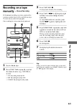 Preview for 61 page of Sony CMT-CP33MD - Micro Hi Fi Component System Operating Instructions Manual