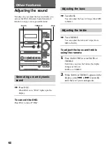 Предварительный просмотр 62 страницы Sony CMT-CP33MD - Micro Hi Fi Component System Operating Instructions Manual