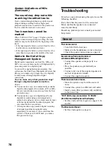 Preview for 74 page of Sony CMT-CP33MD - Micro Hi Fi Component System Operating Instructions Manual