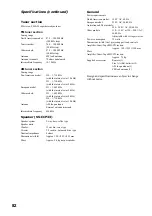 Preview for 82 page of Sony CMT-CP33MD - Micro Hi Fi Component System Operating Instructions Manual