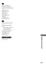 Preview for 87 page of Sony CMT-CP33MD - Micro Hi Fi Component System Operating Instructions Manual