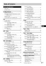 Preview for 3 page of Sony CMT-CP500MD Operating Instructions Manual
