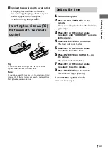 Preview for 7 page of Sony CMT-CP500MD Operating Instructions Manual