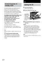 Preview for 8 page of Sony CMT-CP500MD Operating Instructions Manual