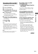 Preview for 17 page of Sony CMT-CP500MD Operating Instructions Manual