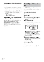 Preview for 18 page of Sony CMT-CP500MD Operating Instructions Manual