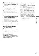 Preview for 33 page of Sony CMT-CP500MD Operating Instructions Manual