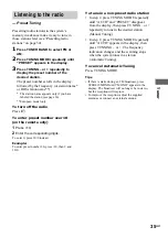 Preview for 35 page of Sony CMT-CP500MD Operating Instructions Manual