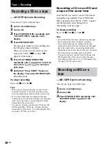 Preview for 38 page of Sony CMT-CP500MD Operating Instructions Manual