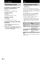 Preview for 40 page of Sony CMT-CP500MD Operating Instructions Manual