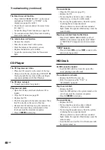 Preview for 48 page of Sony CMT-CP500MD Operating Instructions Manual