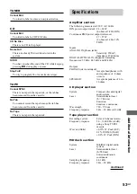 Preview for 53 page of Sony CMT-CP500MD Operating Instructions Manual