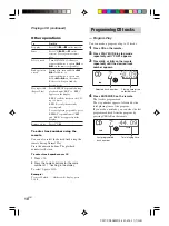 Preview for 10 page of Sony CMT-CP505MD Operating Instructions Manual