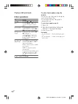 Preview for 14 page of Sony CMT-CP505MD Operating Instructions Manual