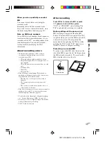 Preview for 17 page of Sony CMT-CP505MD Operating Instructions Manual