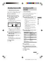 Preview for 21 page of Sony CMT-CP505MD Operating Instructions Manual