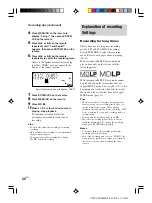 Preview for 26 page of Sony CMT-CP505MD Operating Instructions Manual