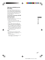 Preview for 27 page of Sony CMT-CP505MD Operating Instructions Manual