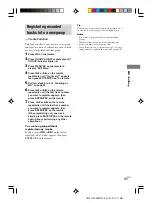 Предварительный просмотр 31 страницы Sony CMT-CP505MD Operating Instructions Manual