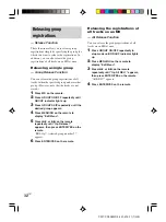 Preview for 32 page of Sony CMT-CP505MD Operating Instructions Manual