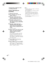 Preview for 40 page of Sony CMT-CP505MD Operating Instructions Manual