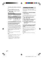 Preview for 42 page of Sony CMT-CP505MD Operating Instructions Manual