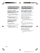 Preview for 54 page of Sony CMT-CP505MD Operating Instructions Manual