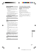 Preview for 57 page of Sony CMT-CP505MD Operating Instructions Manual