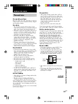 Preview for 61 page of Sony CMT-CP505MD Operating Instructions Manual