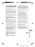 Preview for 63 page of Sony CMT-CP505MD Operating Instructions Manual