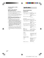 Preview for 64 page of Sony CMT-CP505MD Operating Instructions Manual