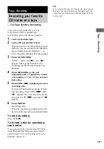 Preview for 15 page of Sony CMT-CPX11 Operating Instructions Manual