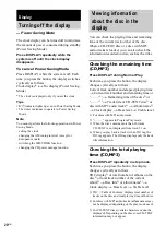 Preview for 20 page of Sony CMT-CPX11 Operating Instructions Manual