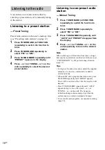 Preview for 14 page of Sony CMT-CPX22 - Micro Hi Fi Component System Operating Instructions Manual