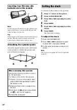 Preview for 10 page of Sony CMT-CPZ1 Operating Instructions Manual