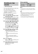 Preview for 20 page of Sony CMT-CPZ1 Operating Instructions Manual