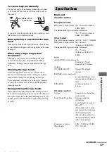 Preview for 33 page of Sony CMT-CPZ1 Operating Instructions Manual