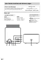 Предварительный просмотр 20 страницы Sony CMT-CQ1 - Micro Hi Fi Component System Operating Instructions Manual