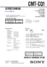 Sony CMT-CQ1 - Micro Hi Fi Component System Service Manual preview