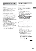 Preview for 13 page of Sony CMT-DC500MD (French) Mode D'Emploi