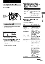 Предварительный просмотр 15 страницы Sony CMT-DC500MD (French) Mode D'Emploi