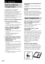 Preview for 18 page of Sony CMT-DC500MD (French) Mode D'Emploi