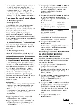 Preview for 23 page of Sony CMT-DC500MD (French) Mode D'Emploi