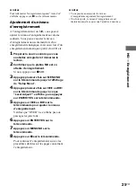 Preview for 25 page of Sony CMT-DC500MD (French) Mode D'Emploi