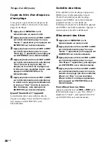 Preview for 28 page of Sony CMT-DC500MD (French) Mode D'Emploi