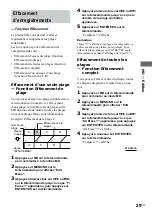 Preview for 29 page of Sony CMT-DC500MD (French) Mode D'Emploi