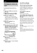 Preview for 36 page of Sony CMT-DC500MD (French) Mode D'Emploi